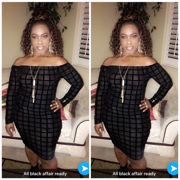 all black affair dresses